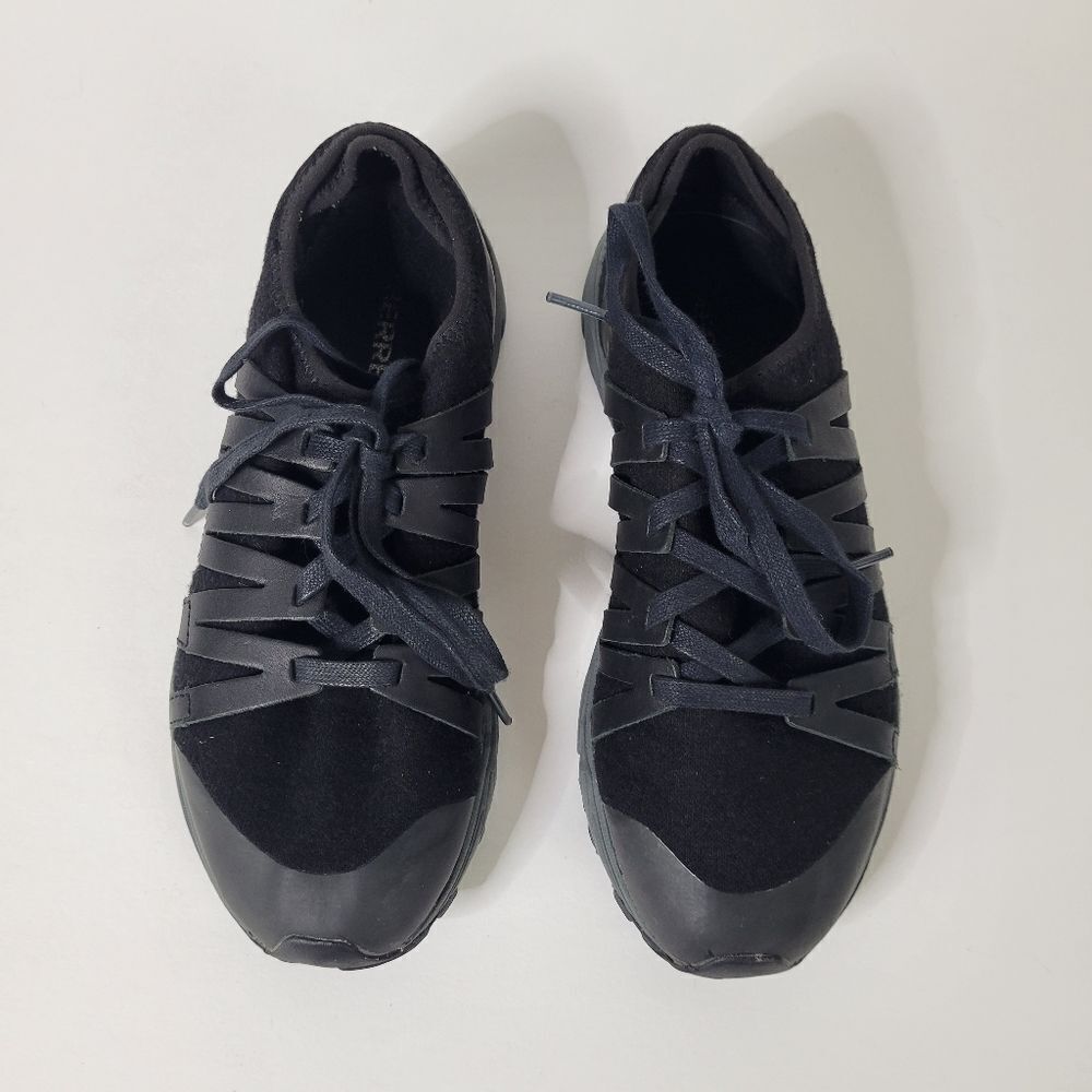 Merrell Black Riveter Wool Upper Rubber Sole Sneaker Size 7.5‎